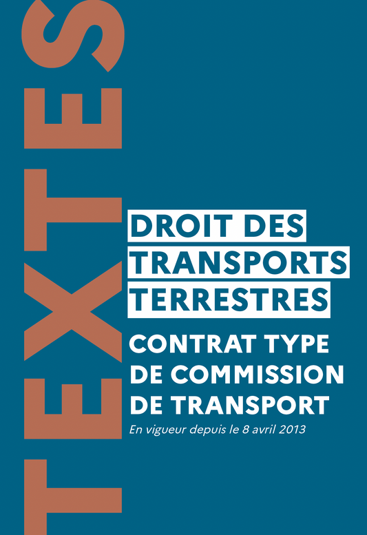 Le contrat type de commission de transport